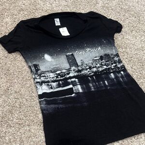 ⭐️2/$10 - Black Graphic Women's Top